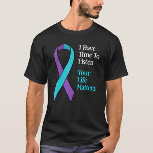 T-shirt J'Ai Le Temps D'Écouter La Sensibilisation À La Pr