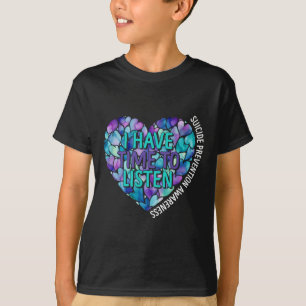 T-shirt J'Ai Le Temps D'Écouter La Sensibilisation À La Pr