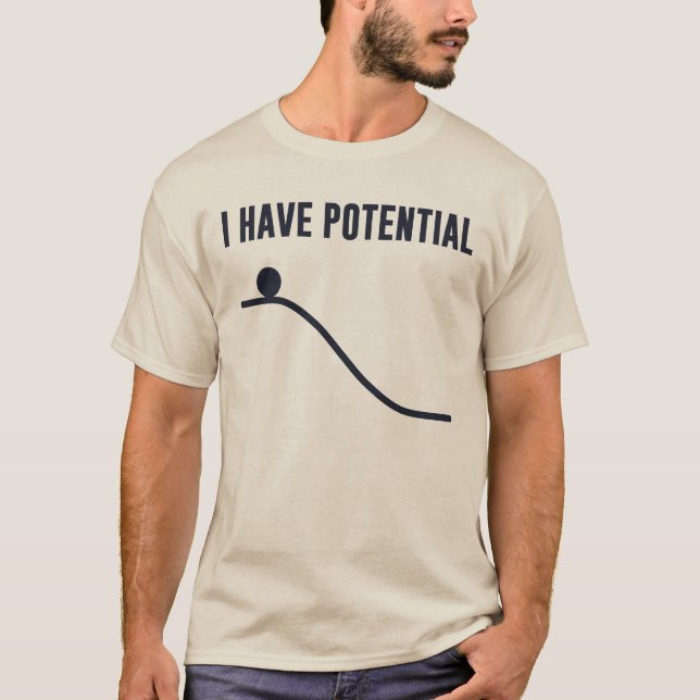 T-shirt J'ai l'énergie potentielle (Devant)