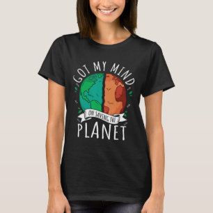 T-shirt J'Ai L'Esprit De Sauver La Planète Changement Clim