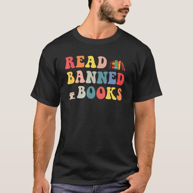 T-shirt J'Ai Lu Banned Books Reader Bookworm (Devant)
