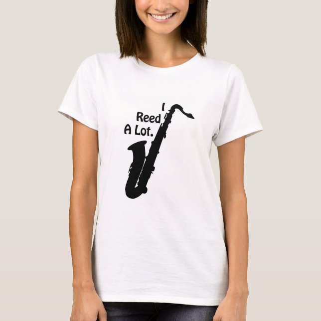 T-shirt J'Ai Lu Beaucoup De Saxophone (Devant)