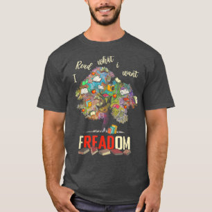 T-shirt J'Ai Lu Ce Que Je Veux Banné Livres Semaine Biblio
