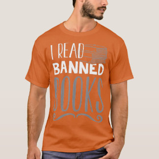 T-shirt J'ai lu des livres interdits, lecteur, ver de livr