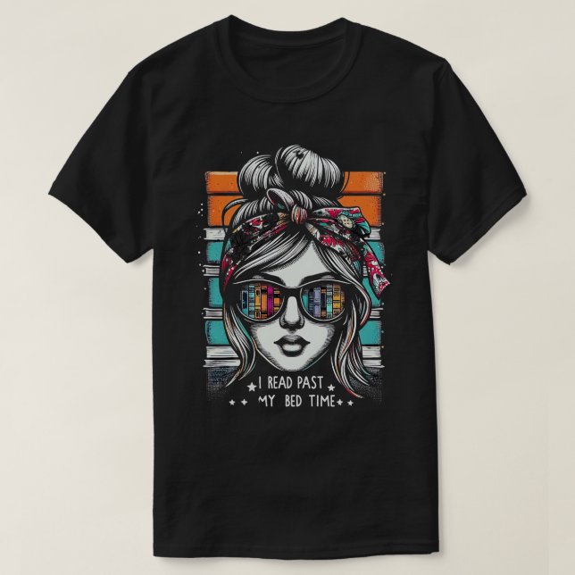 T-shirt J'Ai Lu Le Passé Mon Lecture Fille Jeune Jeune Lec (Design devant)