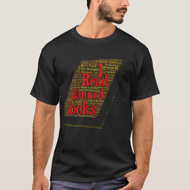 T-shirt J'ai lu les livres interdits (Devant)