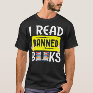 T-shirt J'ai lu les livres interdits Je suis avec le livre