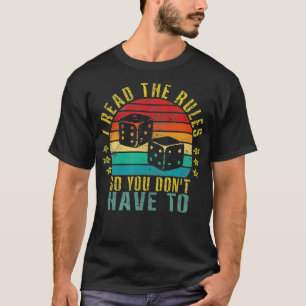 T-shirt J'ai lu les règles pour que vous n'ayez pas à drôl