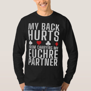 T-shirt J'ai mal au dos à force de transporter la carte de