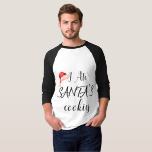 T-shirt J'ai mangé des cookies père Noël