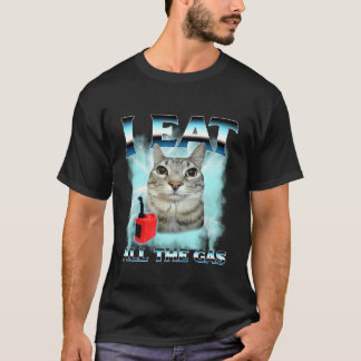 T-shirt J'ai Mangé Tout Le Cat Ciment Gaz Mème Drôle Viral