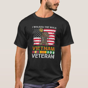 T-shirt J'Ai Marché La Marche Vietnam Vétérinaire Hommes F