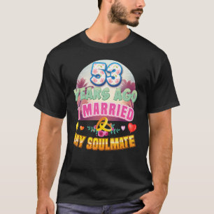 T-shirt J'Ai Marié Mon Âne Il Y A 53 Ans 53E Mariage An