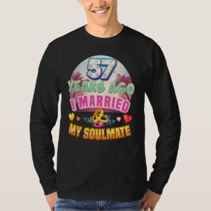 T-shirt J'Ai Marié Mon Âne Il Y A 57 Ans 57E Mariage An