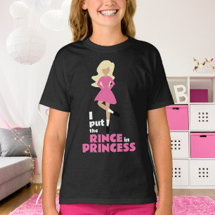 T-shirt J'ai mis la coing dans la princesse Blond Hair Iri