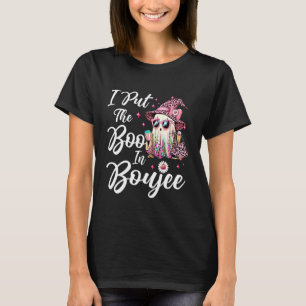 T-shirt J'ai mis le Boo dans Boujee Fantôme Drôle Léopard