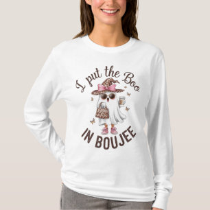 T-shirt J'ai mis le boo dans boujee mignon fantôme hallowe