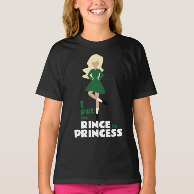 T-shirt J'ai mis le coing dans la princesse Blond Hair irl (Devant)