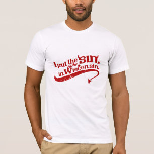 T-SHIRT J'AI MIS LE PÉCHÉ DANS LE WISCONSIN