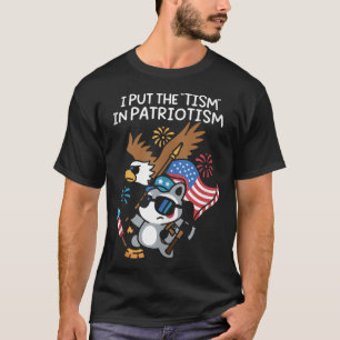 T-shirt J'Ai Mis Le Tisme Dans Le Patriotisme Athlétique E