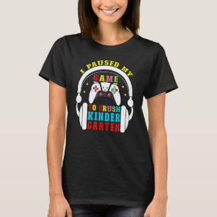 T-shirt J'ai mis ma console de jeu en pause pour écraser l