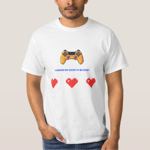 T-shirt "J'ai mis mon jeu en pause pour être ici" Retro Pi