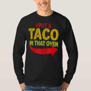 T-shirt J'Ai Mis Un Taco Dans Ce Four Grossesse Hommes Cin