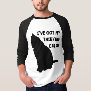 T-shirt J'ai mon chat pensif sur citation drôle de jeu de