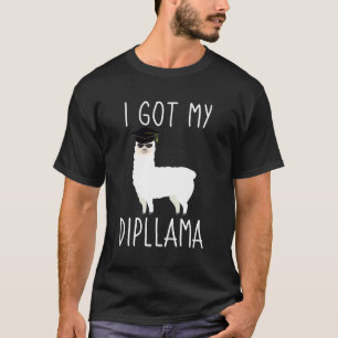 T-shirt J'ai obtenu mon diplôme Drôle de Lama de remise de