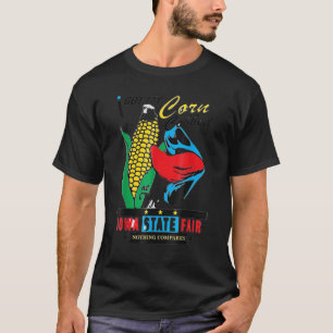 T-shirt J'Ai Obtenu Mon Maïs Cobbed À La Foire D'État De L
