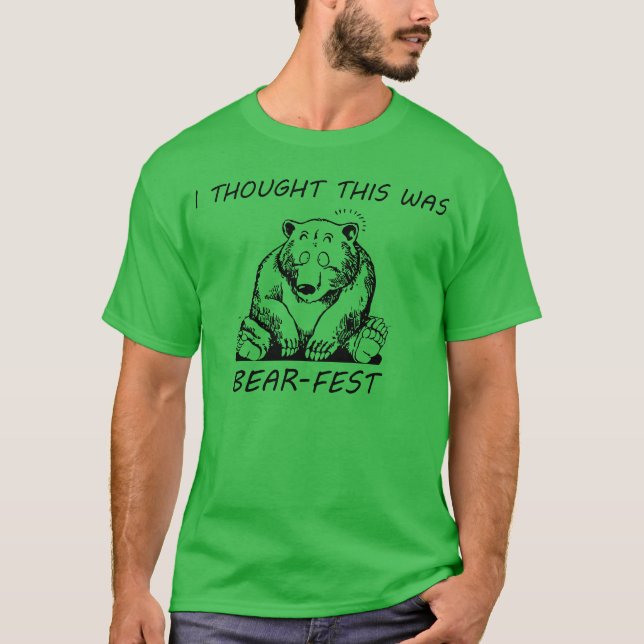 T-shirt J'ai pensé que c'était Ours-Fest (Devant)