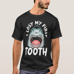 T-shirt J'ai Perdu Ma Première Dent Requin Amateur D'anima