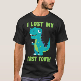 T-shirt J'ai perdu ma première dent Rex Fairy Boys Tyranno
