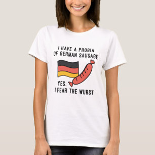 T-shirt J'Ai Peur De La Wurst