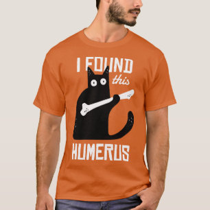 T-shirt J'Ai Peur De Trouver Ce Chat Humeur Noir Humoristi