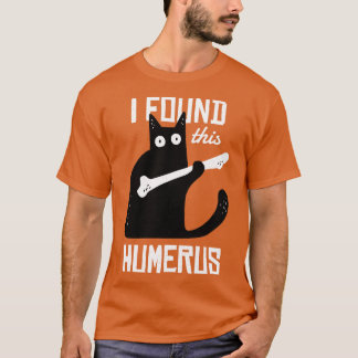 T-shirt J'Ai Peur De Trouver Ce Chat Humeur Noir Humoristi