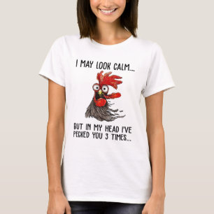 T-shirt J'Ai Peut-Être L'Air Calme Mais Dans Ma Tête Je 