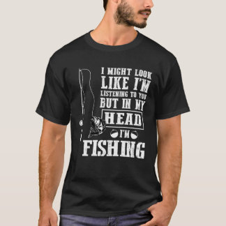 T-shirt J'ai peut-être l'air de t'écouter, mais dans mon