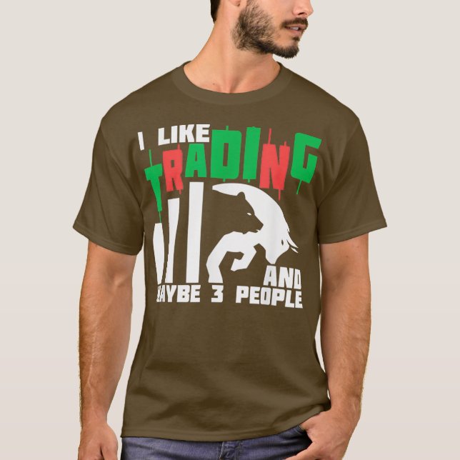 T-shirt J'Ai Plutôt À Trader Stock Investisseur (Devant)