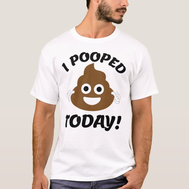 T-shirt J'Ai Poopé Aujourd'Hui ! (Devant)