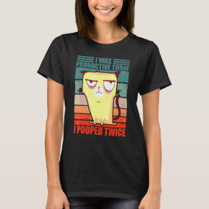 T-shirt J'Ai Poopé Deux Fois Humour Adulte Humour Sarcasti