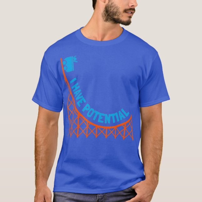 T-shirt J'Ai Potentiel Énergie Physique Cadeau Nerd (Devant)