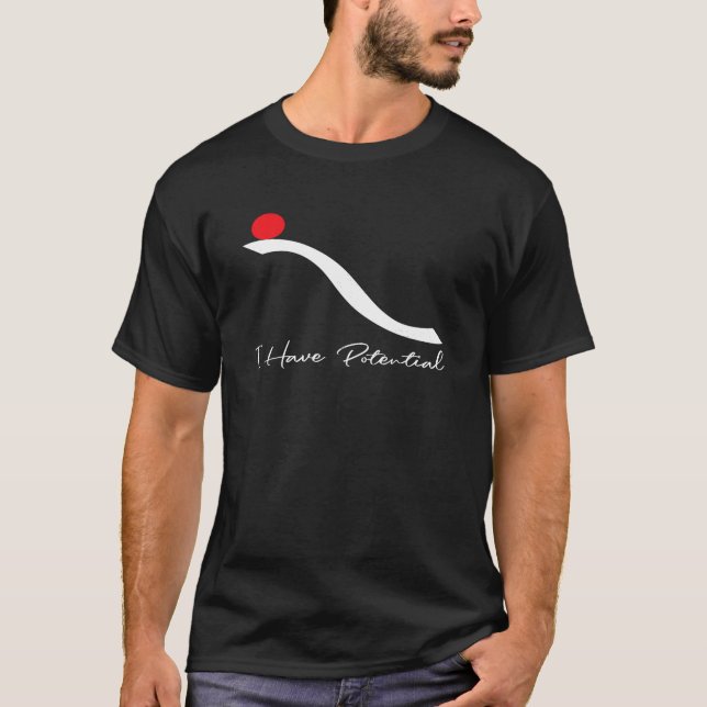 T-shirt J'Ai Potentiel Funny Science Physique Potentiel E (Devant)