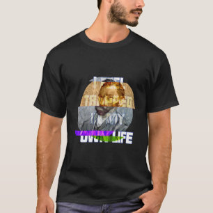 T-shirt J'ai pris au piège dans ma propre vie Slogan de va