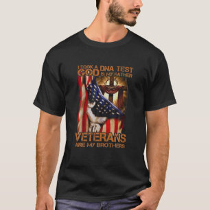 T-shirt J'Ai Pris Un Test D'ADN Dieu Est Mon Père Anciens 