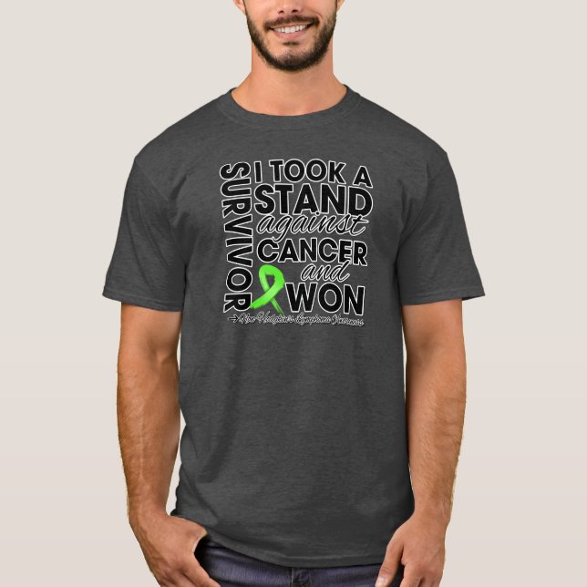 T-shirt J'ai pris une position contre le Cancer de (Devant)