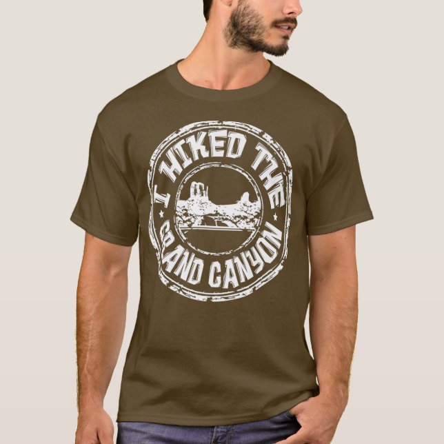 T-shirt J'Ai Promené Le Grand Canyon Adventure Randonnée (Devant)