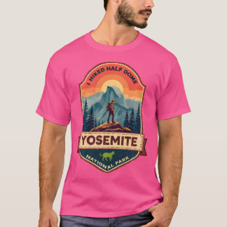 T-shirt J'Ai Randonné La Moitié Dôme Yosemite Parc Nationa