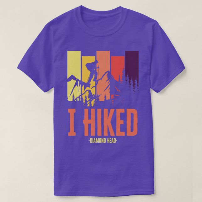 T-shirt J'Ai Randonné La Tête De Diamant (Design devant)