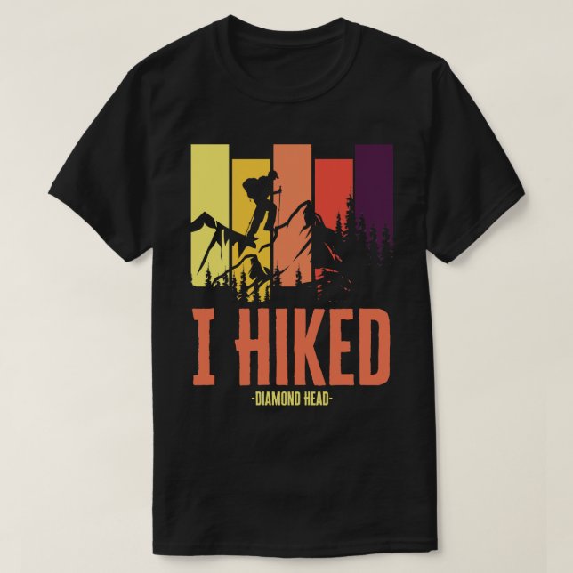 T-shirt J'Ai Randonné La Tête De Diamant (Design devant)